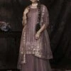 Purple Colour Party Wear Salwar Suit In Net Fabric. 1 Purple Colour Party Wear Salwar Suit In Net Fabric. -Riwaayat Store prc3757