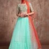 Blue Colour Women Lehenga Choli In Net Fabric. -Riwaayat Store prc3772