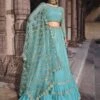 Blue Colour Georgette Fabric Women Lehenga Choli. -Riwaayat Store prc3915