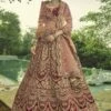 Velvet Fabric Wedding Lehenga Choli Maroon Colour. -Riwaayat Store prc3930